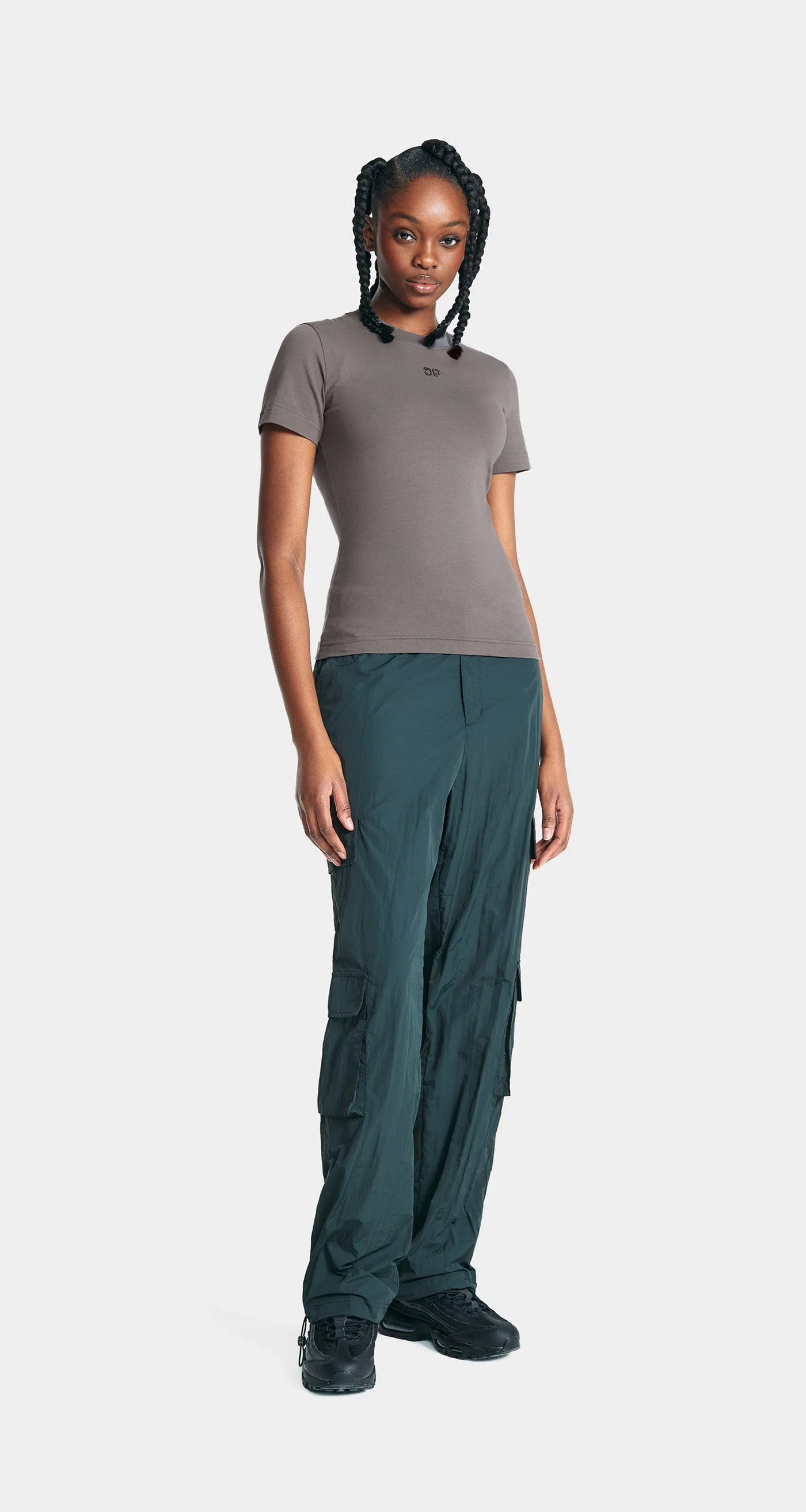 Rabbit Grey Unit Fitted T-Shirt sold by Daily Paper product image thumbnail 3