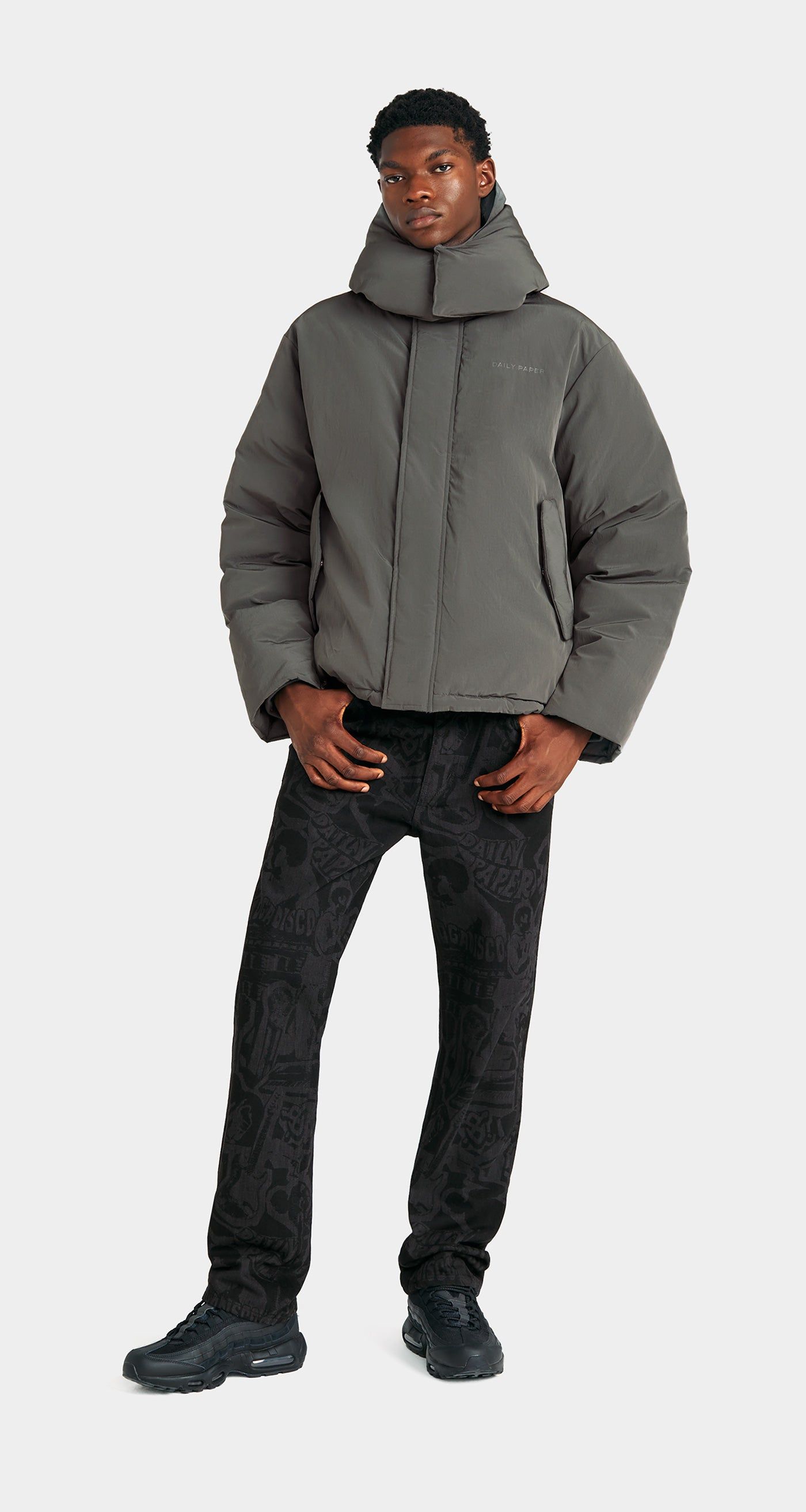 Ash Grey Joel Jacket sold by Daily Paper product image thumbnail 4