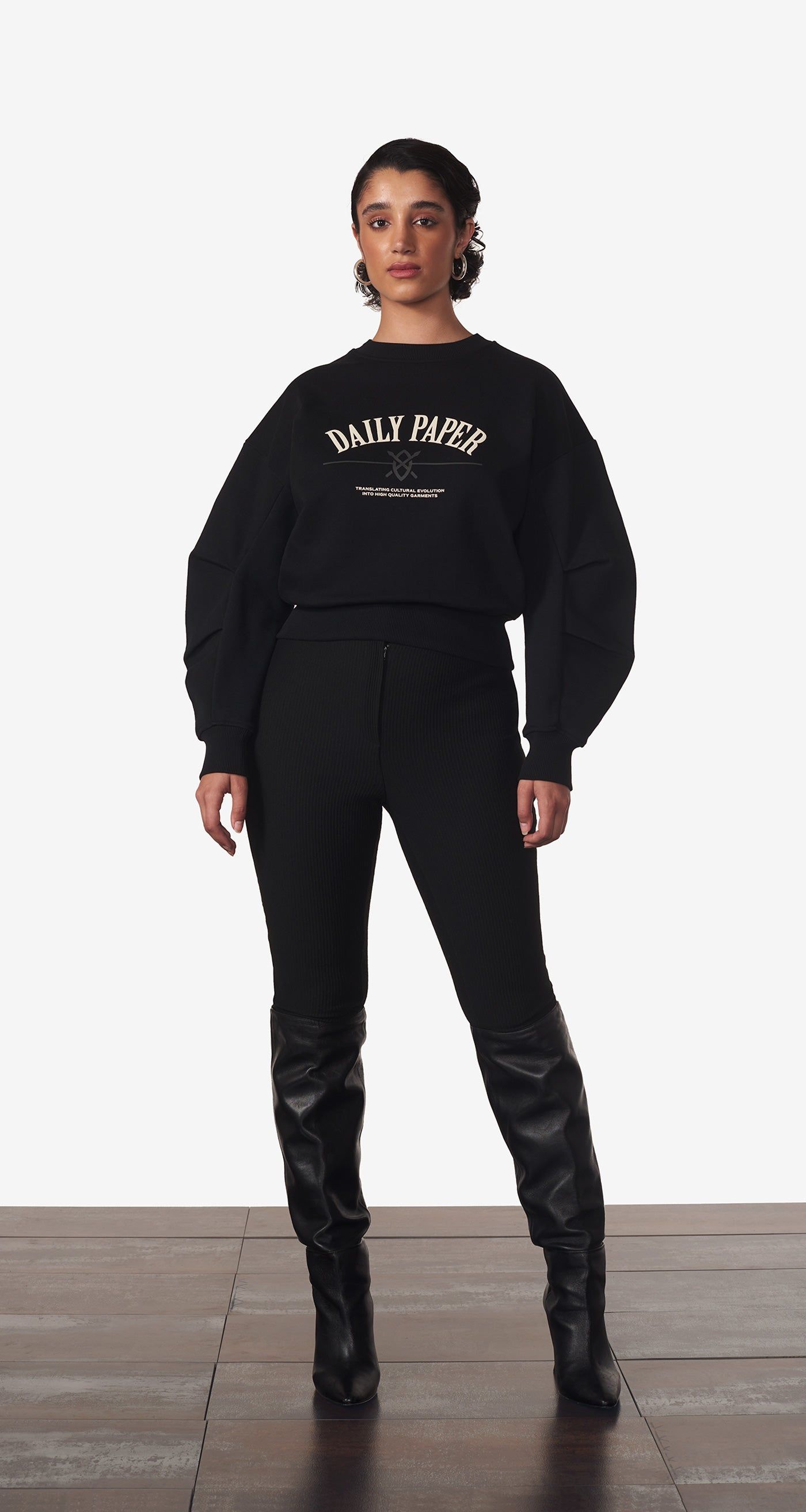 Black Nine Sweater sold by Daily Paper product image thumbnail 3