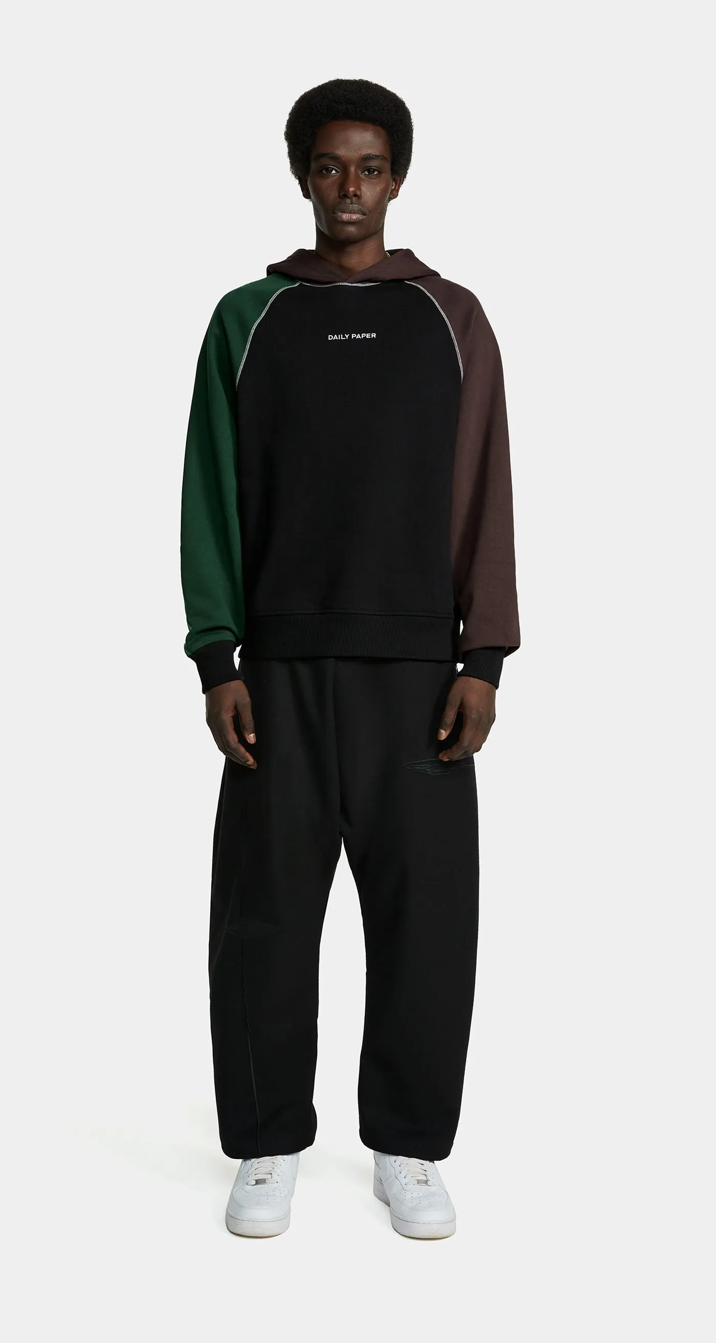 Grey Green Ridha Hoodie sold by Daily Paper product image thumbnail 3