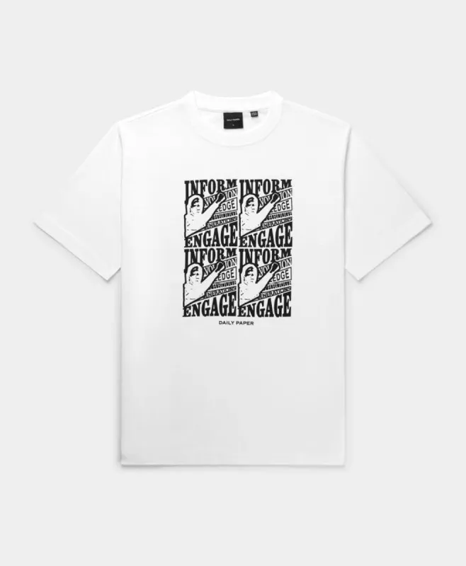 White Naz T-Shirt sold by Daily Paper