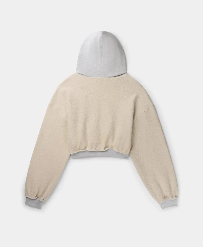 Grey Melange Off White Nyeki Hoody sold by Daily Paper