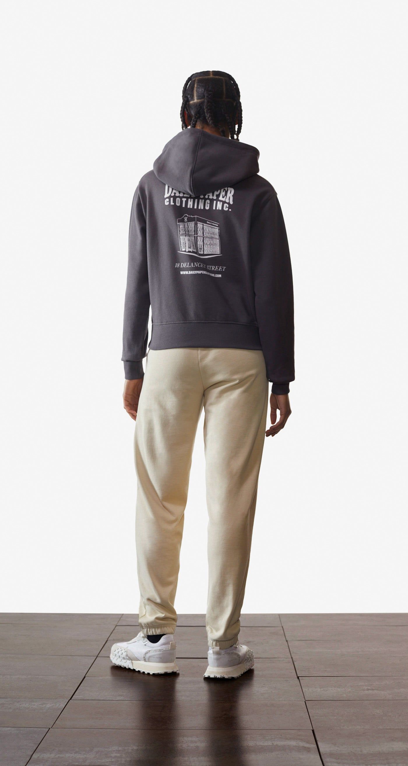 Magnet Grey Naima Hoody sold by Daily Paper product image thumbnail 3