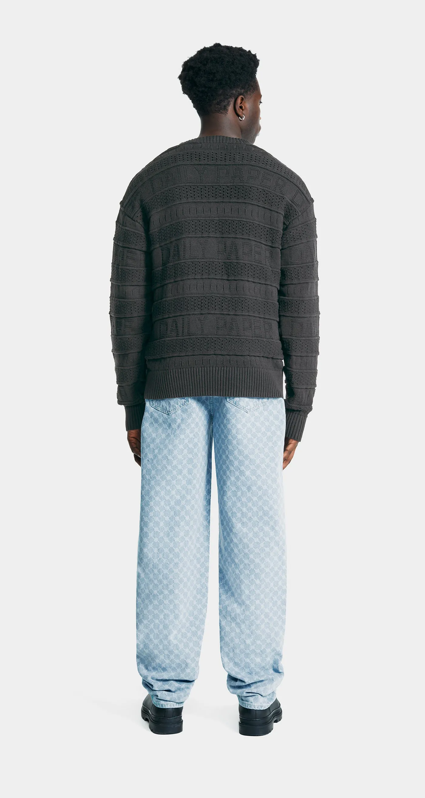 Black Rajih Knit Sweater sold by Daily Paper product image thumbnail 4