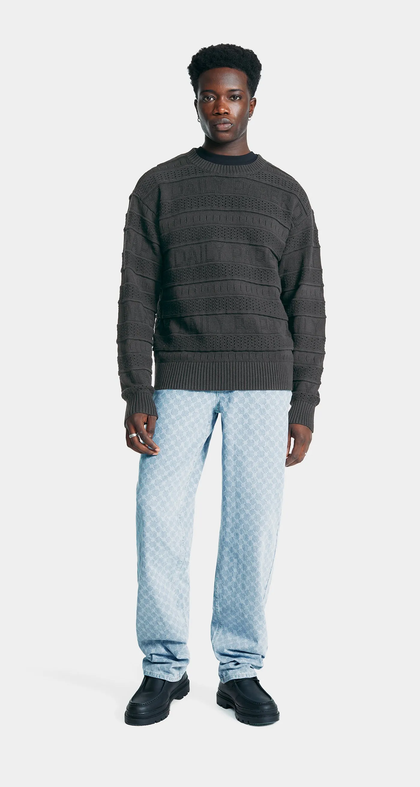 Black Rajih Knit Sweater sold by Daily Paper product image thumbnail 3