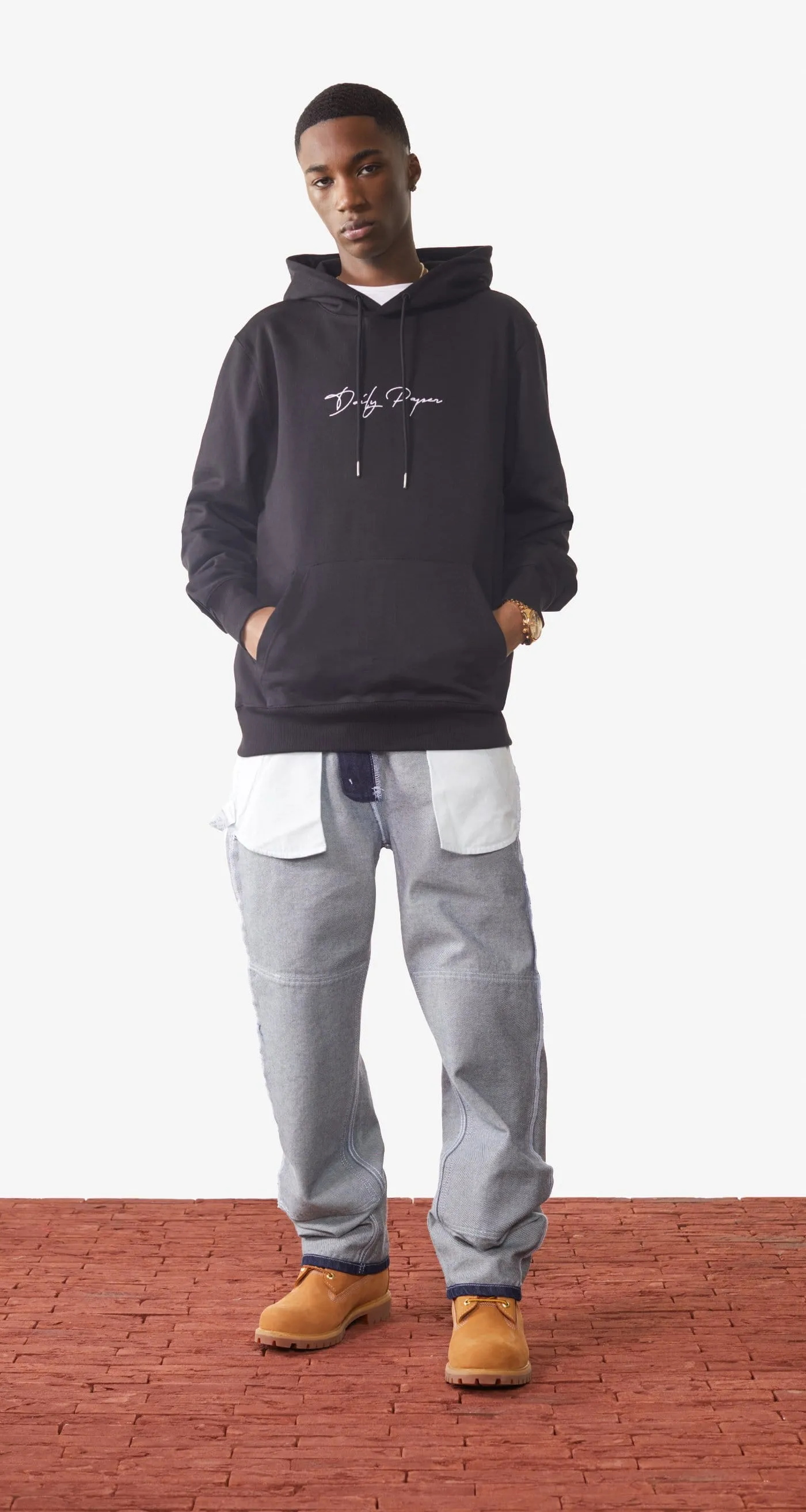 Black Escript Hoody sold by Daily Paper product image thumbnail 2