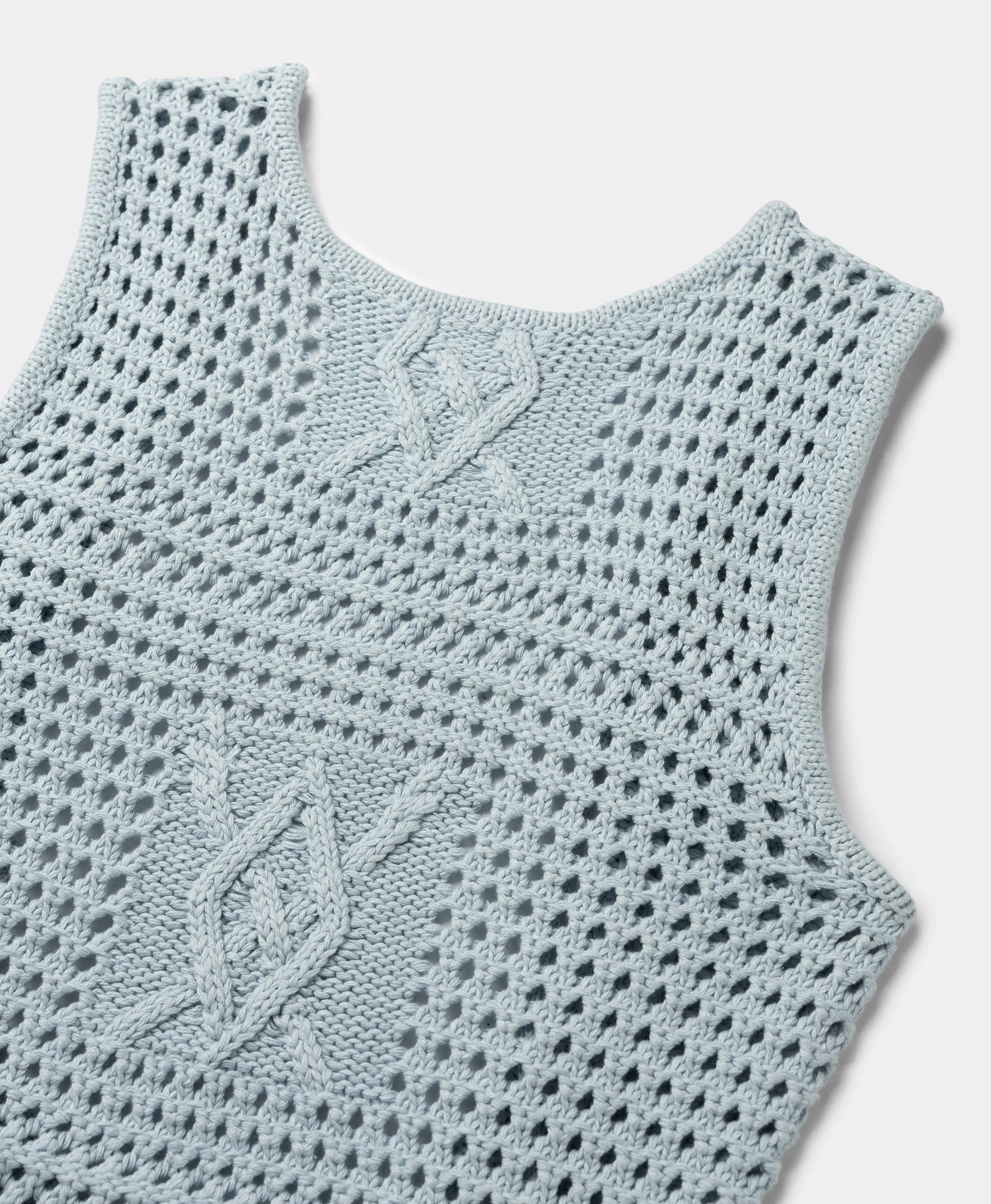 Halogen Blue Izara Crochet Dress sold by Daily Paper product image thumbnail 5