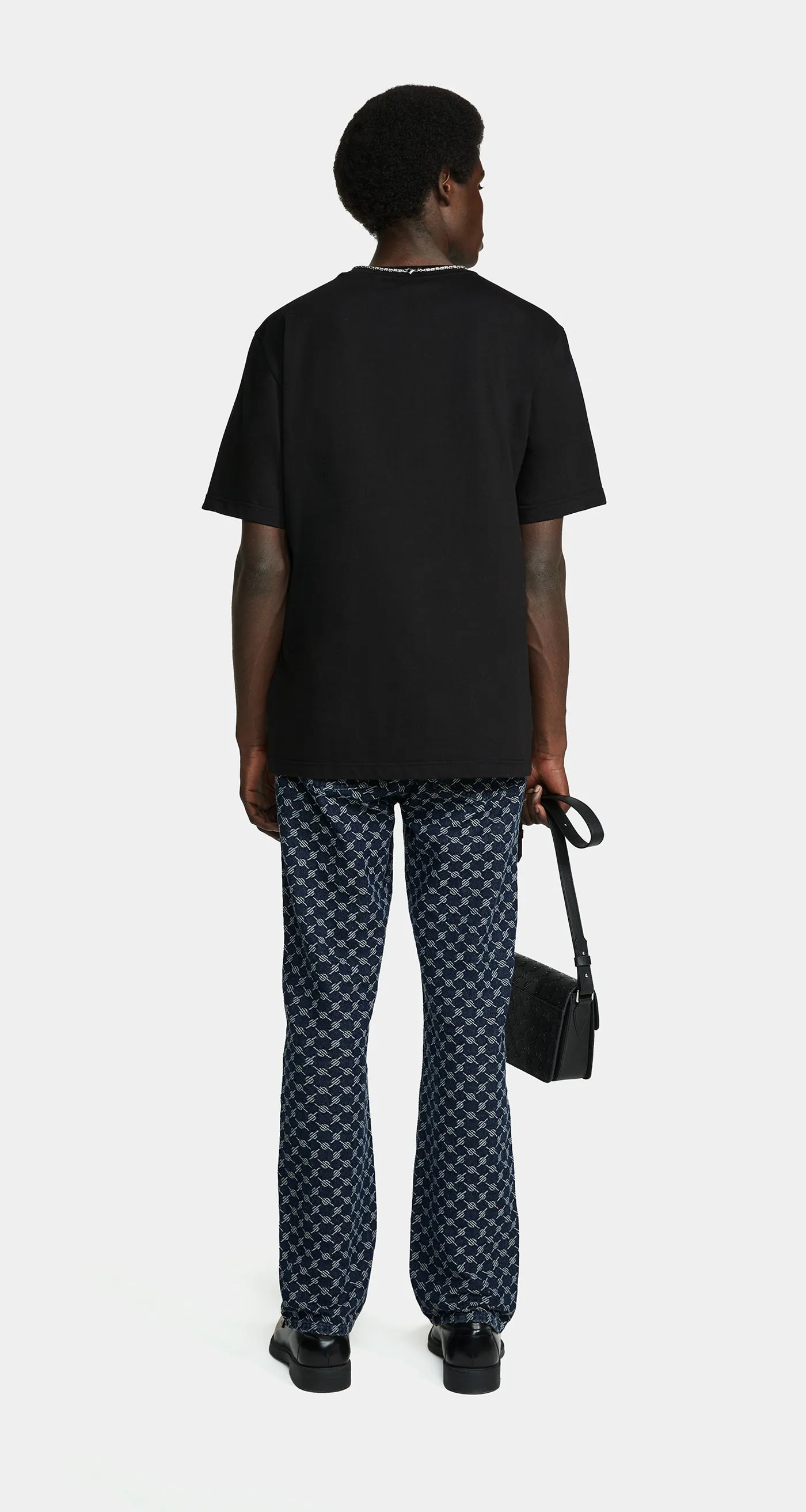 Black Rivo T-Shirt sold by Daily Paper product image thumbnail 4