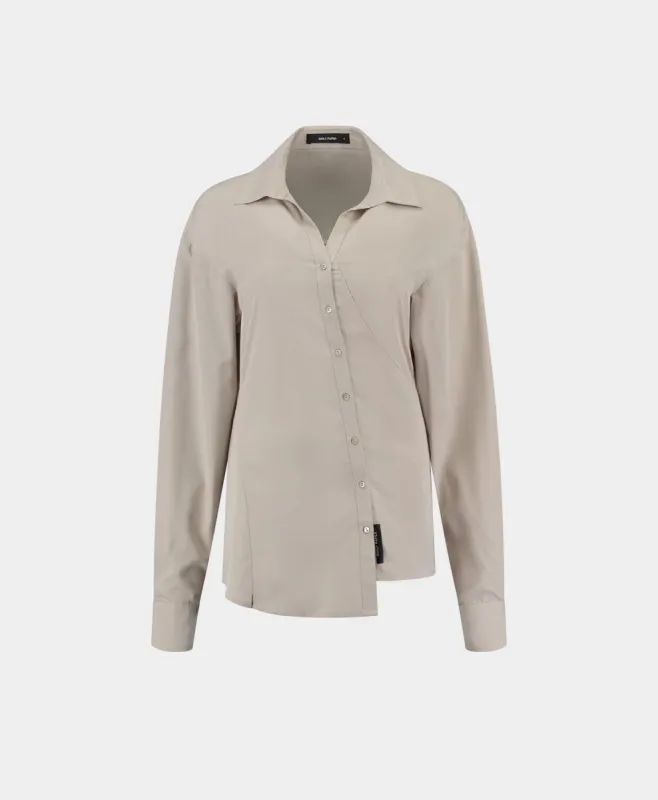 Nacreous Clouds Beige Novalynn Blouse sold by Daily Paper