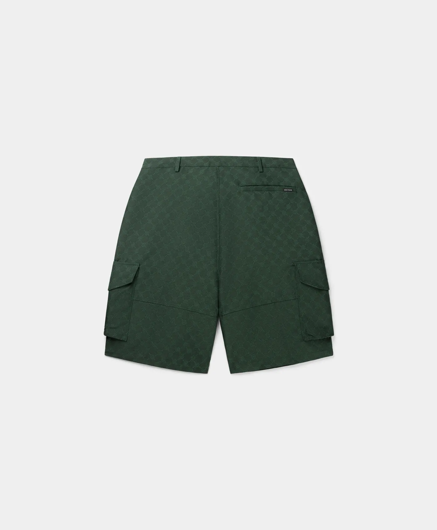 Pine Green Benji Monogram Cargo Shorts sold by Daily Paper product image thumbnail 2