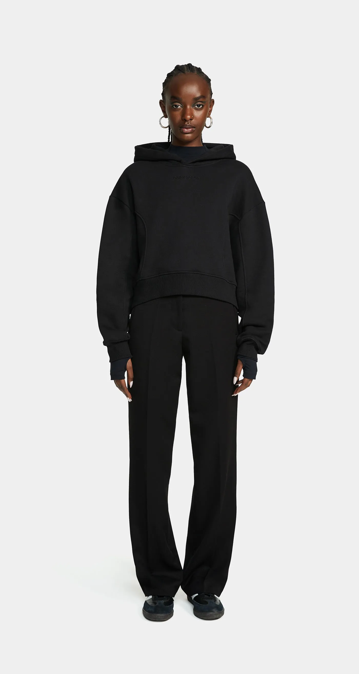 Black Rada Hoodie sold by Daily Paper product image thumbnail 3