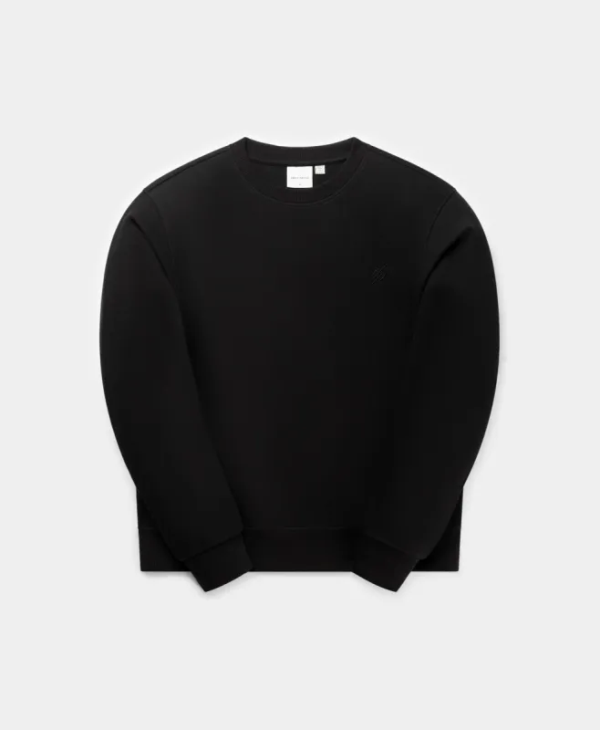 Black Mono Rib Sweater sold by Daily Paper