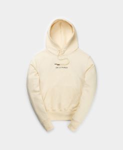 Shortbread White Evvie Type Hoody sold by Daily Paper