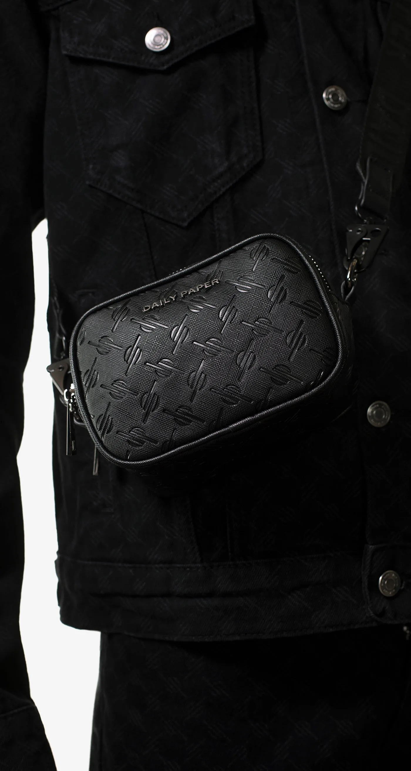 Black Monogram Nay Bag sold by Daily Paper product image thumbnail 4