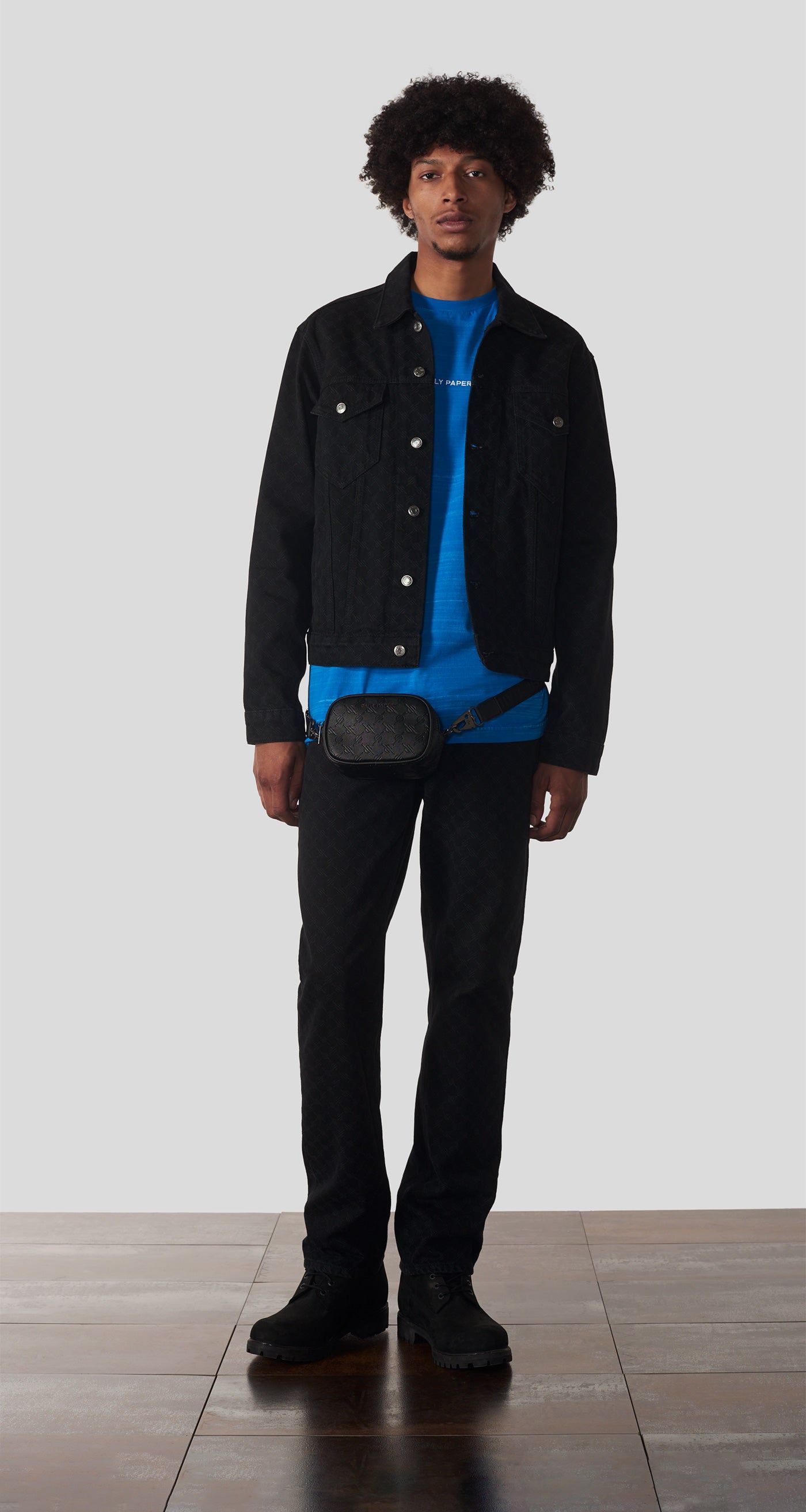 Black Natwa Jacket sold by Daily Paper product image thumbnail 2