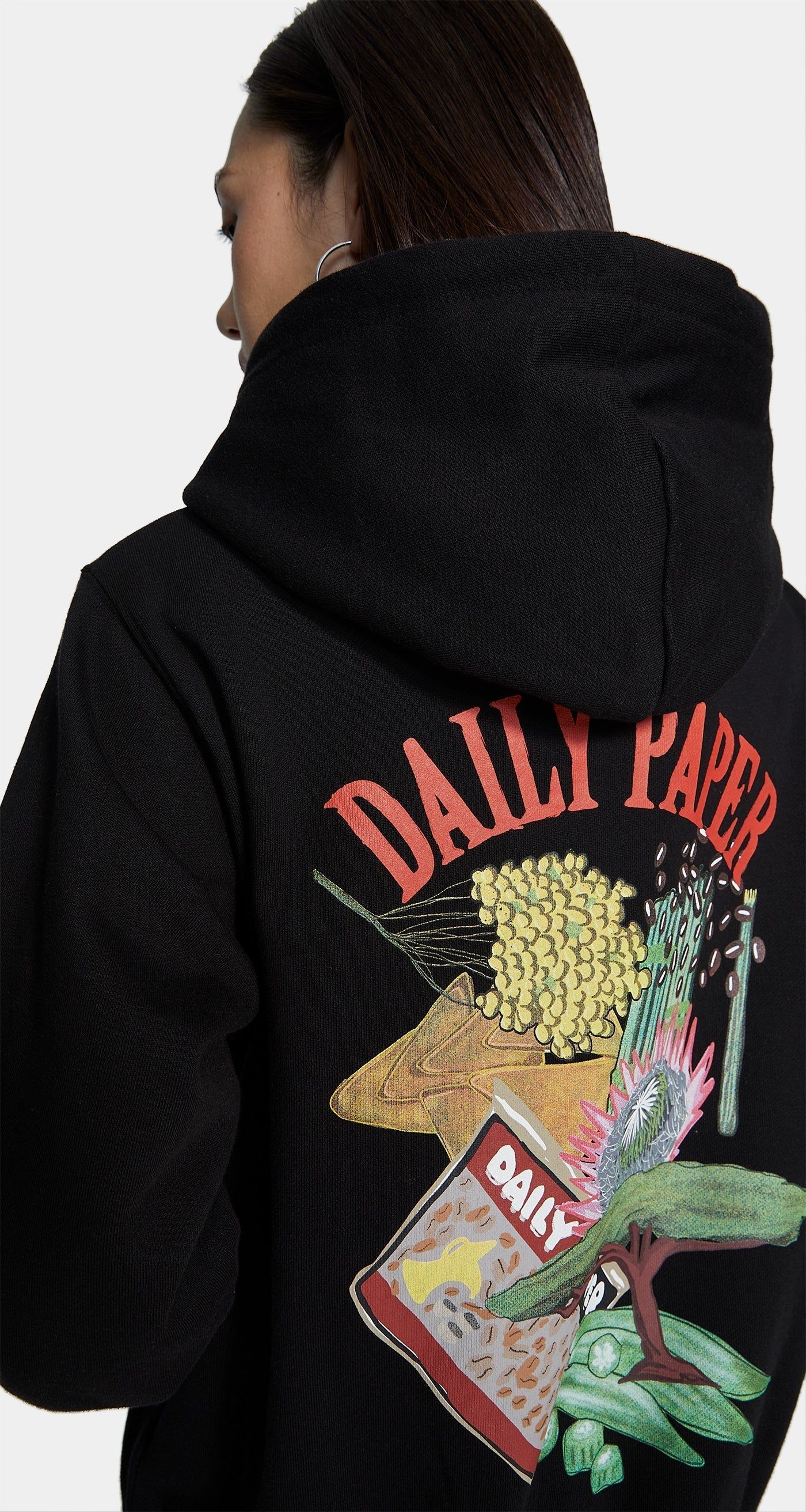 Black Hollin Hoody sold by Daily Paper product image thumbnail 5