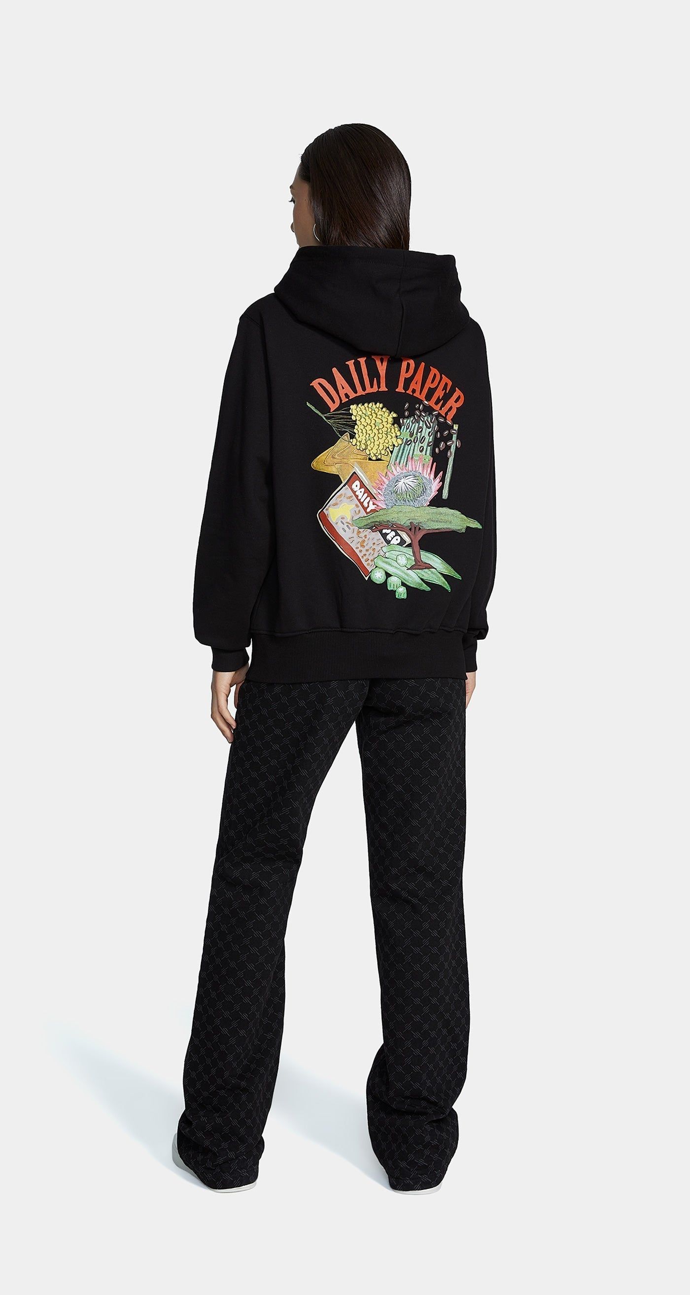 Black Hollin Hoody sold by Daily Paper product image thumbnail 3