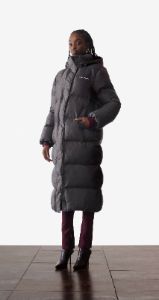 Magnet Grey Monogram Nisbeth Puffer sold by Daily Paper