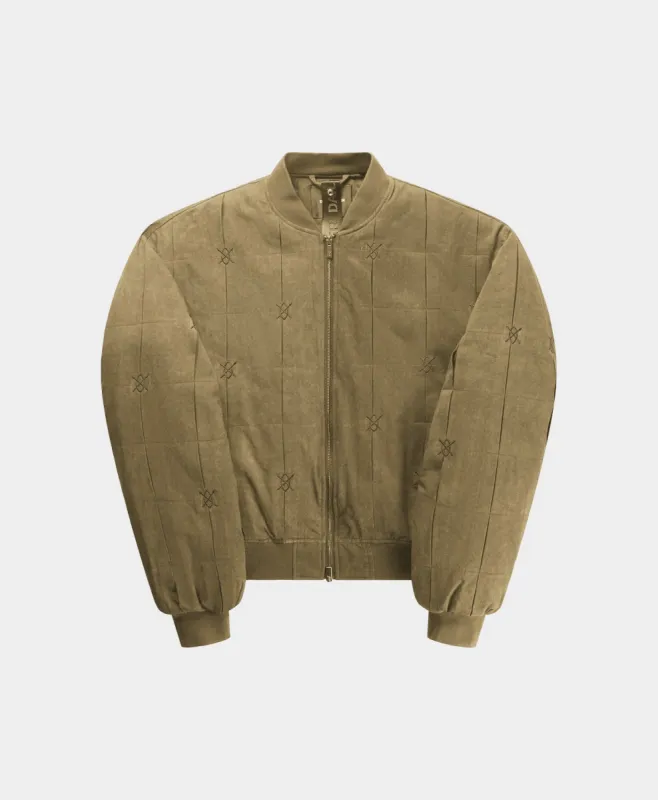 Dark Beige Rasal Bomber Jacket sold by Daily Paper