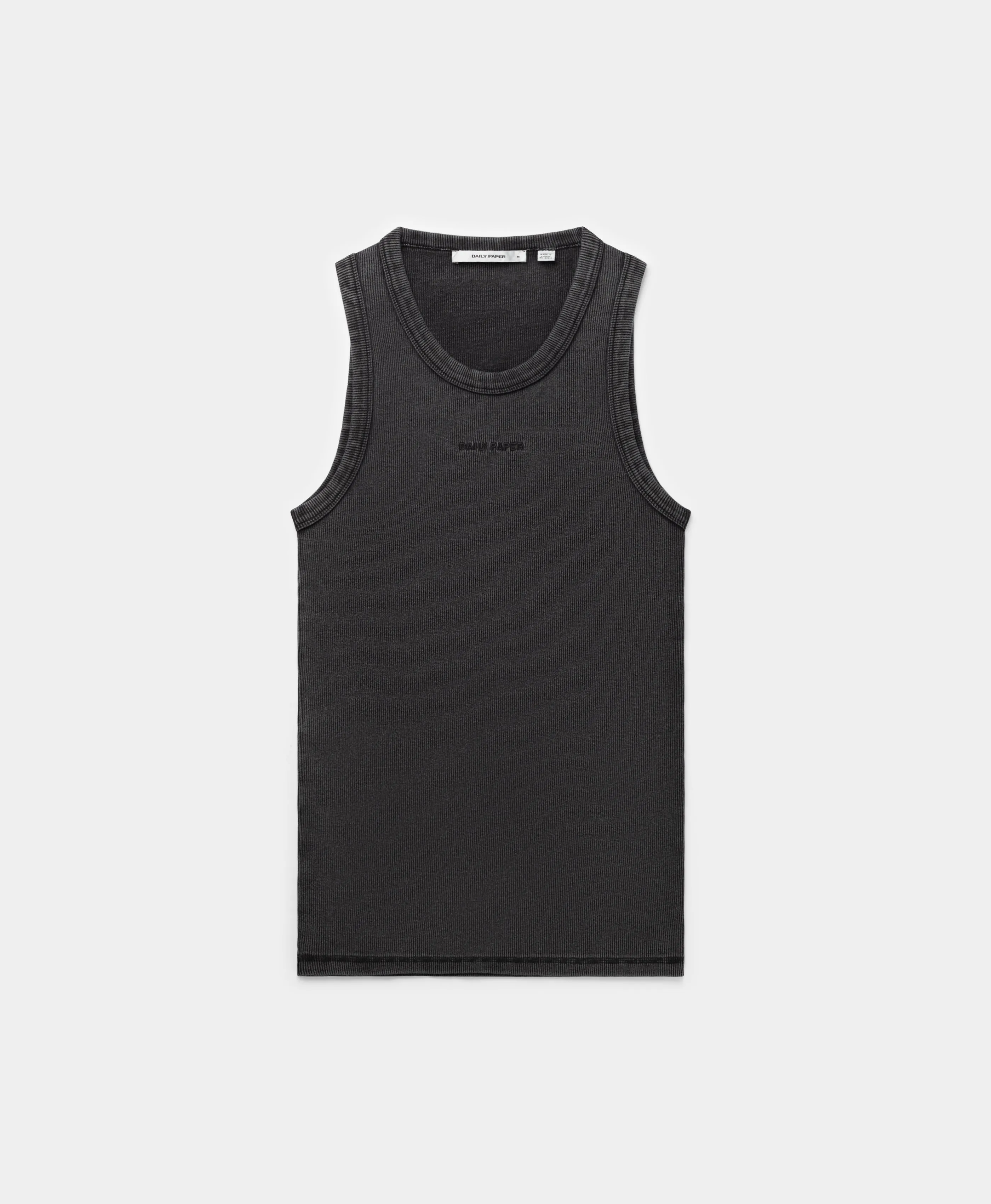 Black Logotype Wash Tanktop sold by Daily Paper