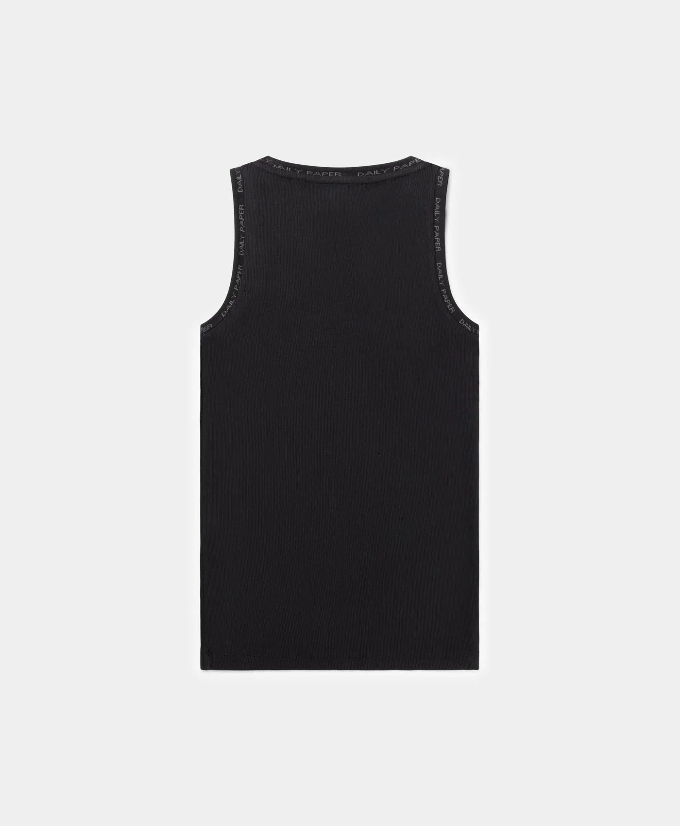 Black Erib Tank Top sold by Daily Paper product image thumbnail 2