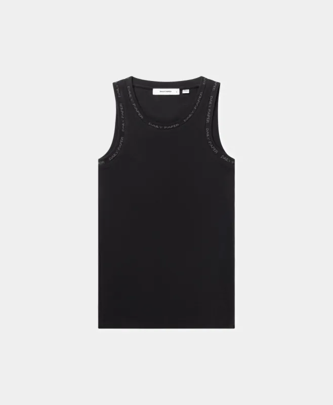 Black Erib Tank Top sold by Daily Paper