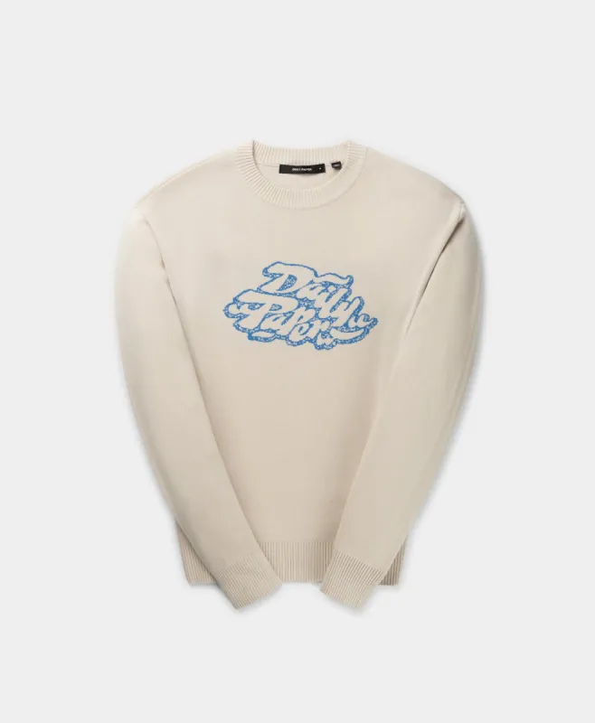 White Sand Pelaz Sweater made by Daily Paper
