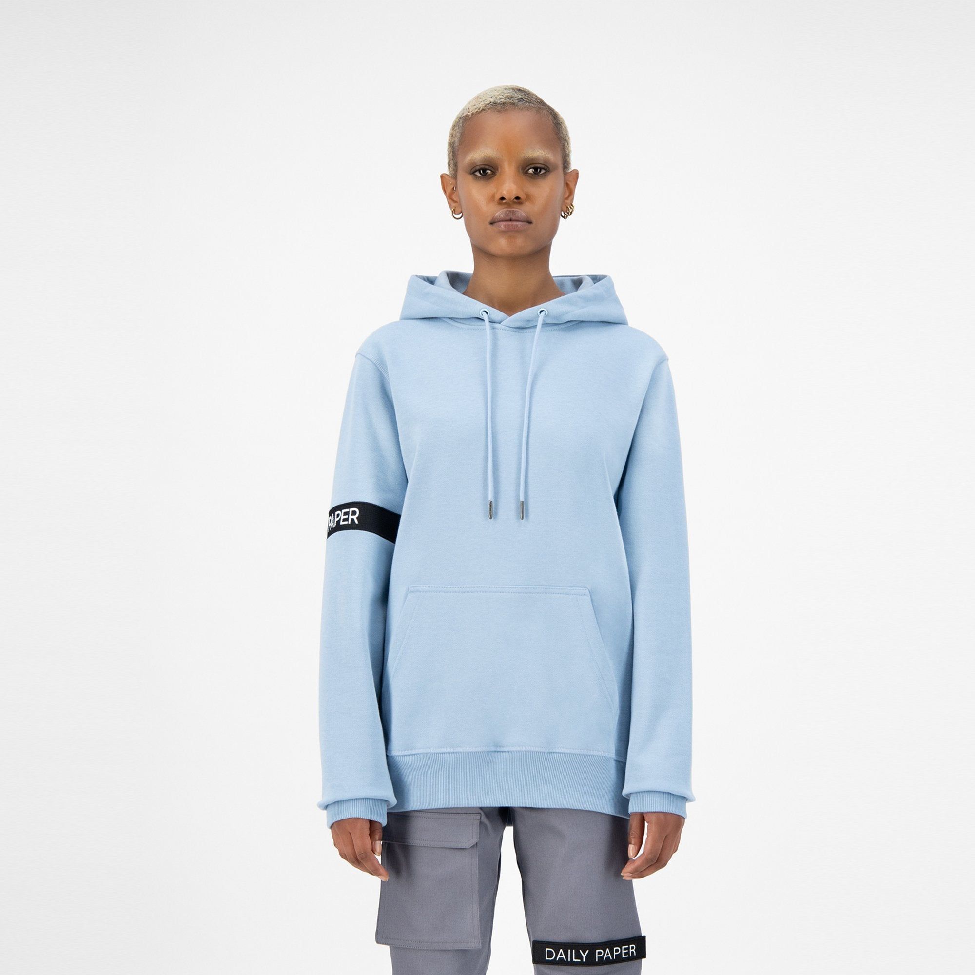 Light Blue Captain Hoody sold by Daily Paper product image thumbnail 4