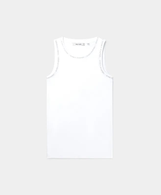 White Erib Tank Top Mens sold by Daily Paper