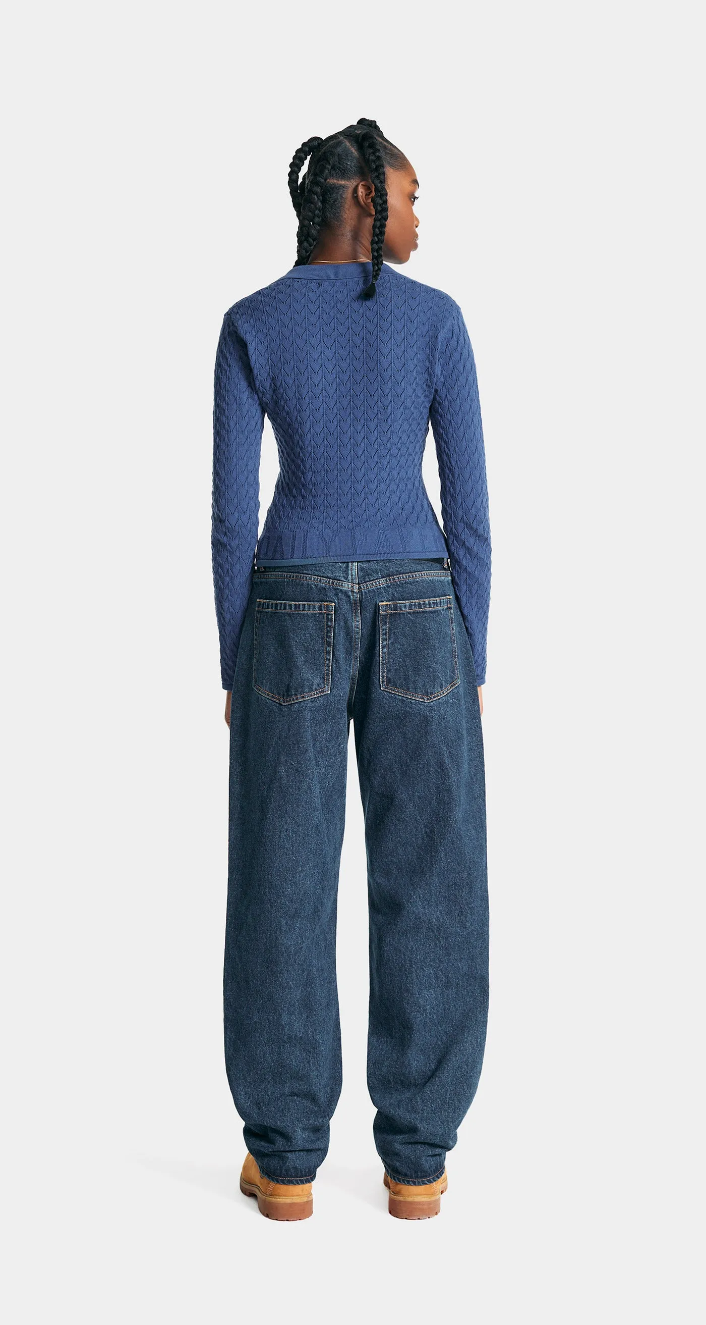 Blue Asola Avery Pants sold by Daily Paper product image thumbnail 4