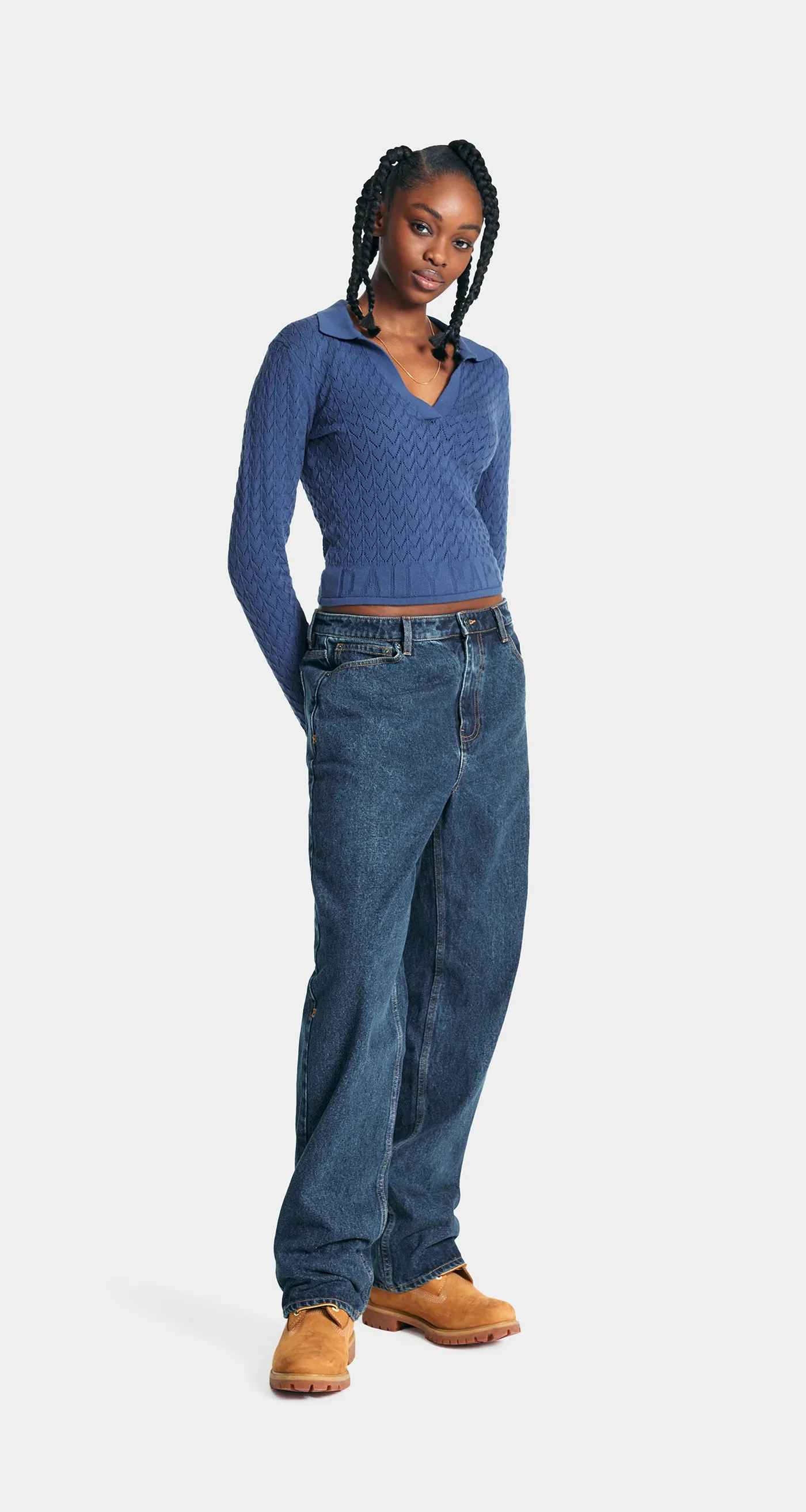 Blue Asola Avery Pants sold by Daily Paper product image thumbnail 3