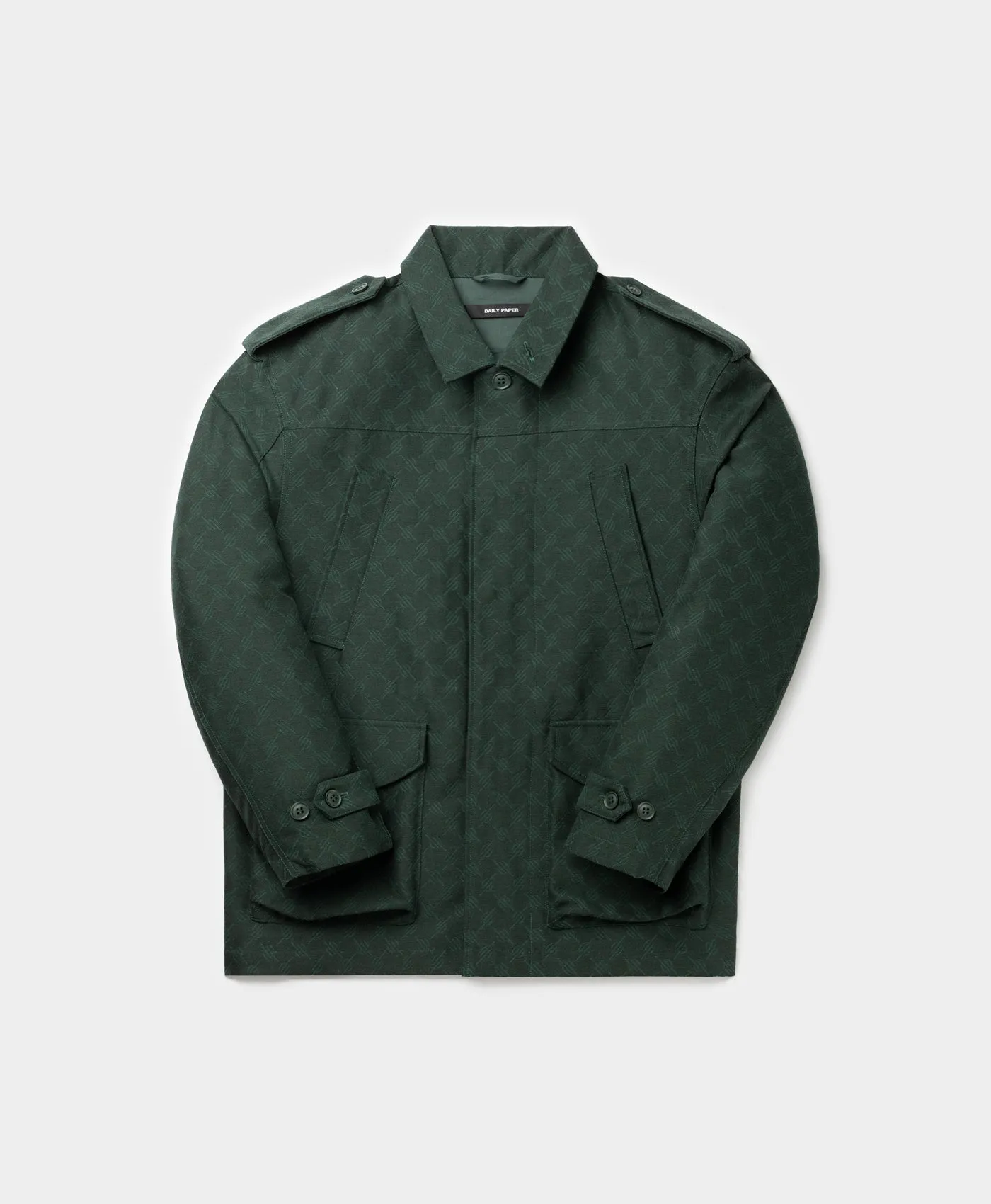 Pine Green Imani Monogram Jacket sold by Daily Paper