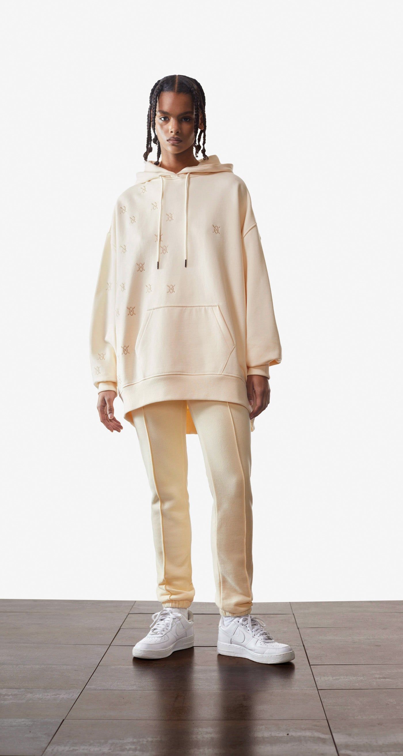 Shortbread Cream Nulandi Hoody sold by Daily Paper product image thumbnail 4