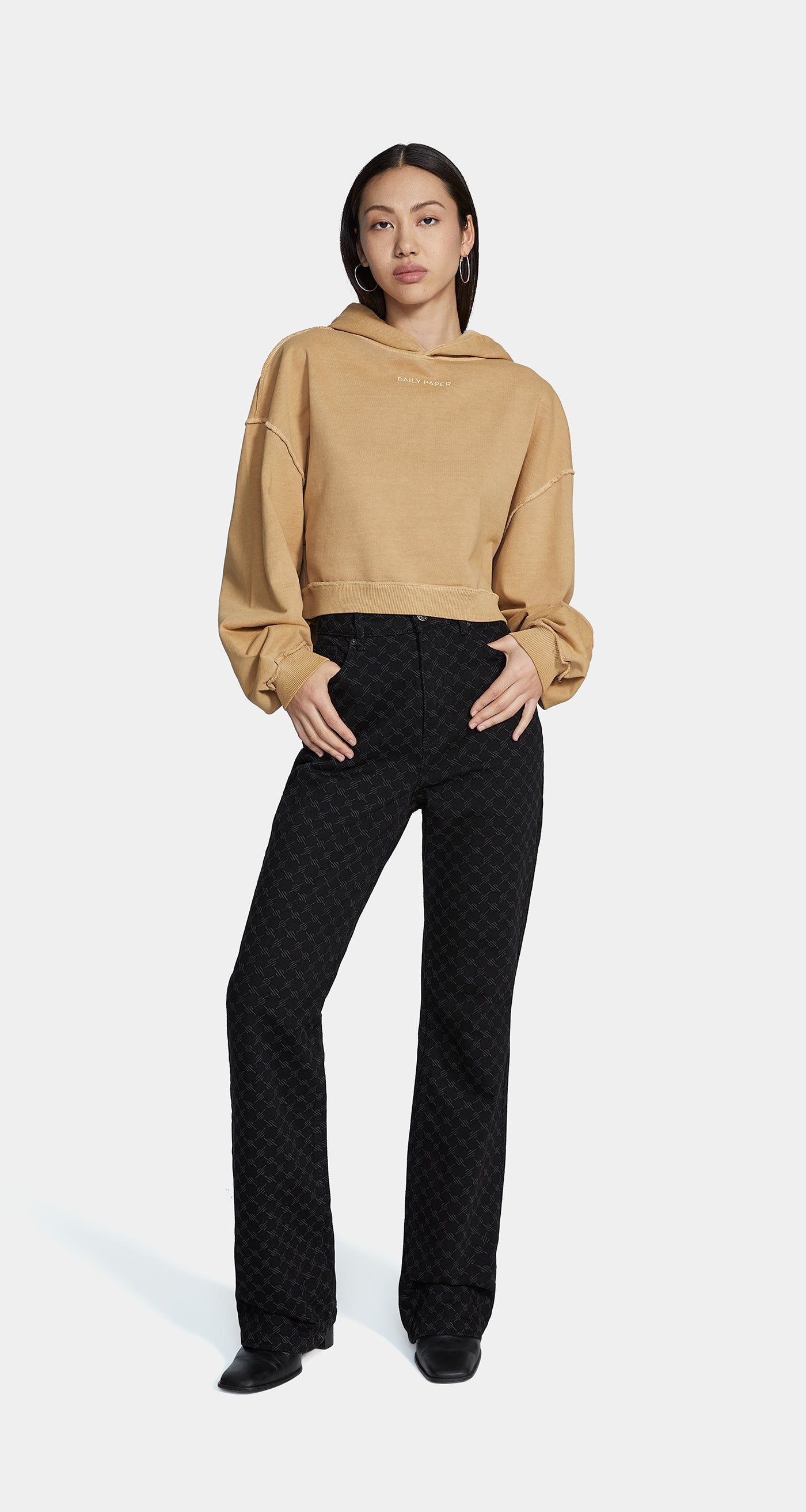 Taffy Beige Hodierna Hoody sold by Daily Paper product image thumbnail 3