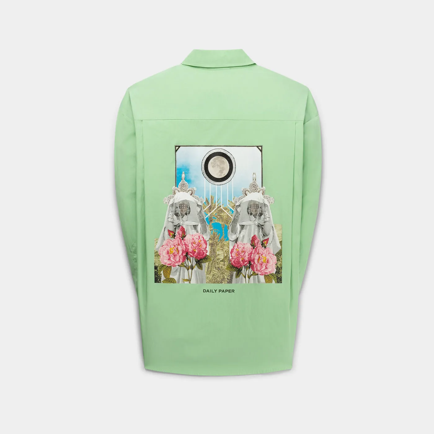 Absinth Green Portia Shirt sold by Daily Paper product image thumbnail 5