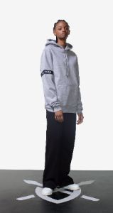 Light Grey Captain Hoody sold by Daily Paper