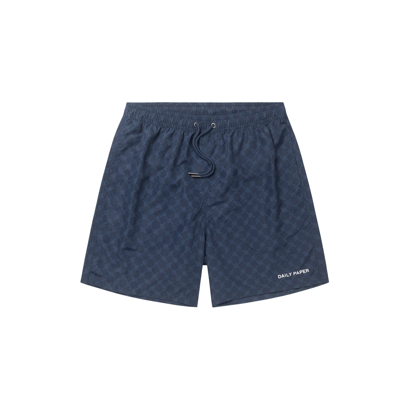 Pageant Blue Kato Monogram Swimshorts sold by Daily Paper product image thumbnail 4