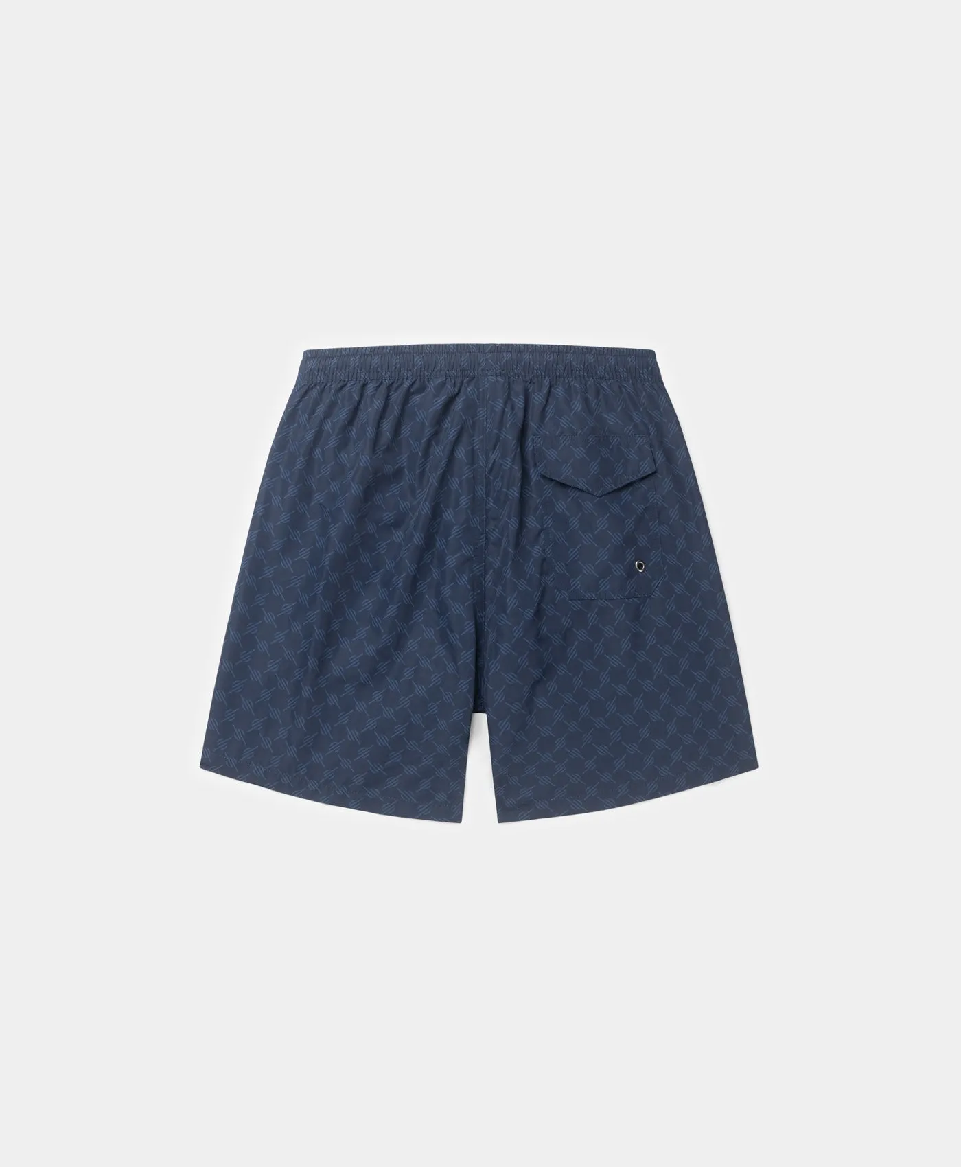 Pageant Blue Kato Monogram Swimshorts sold by Daily Paper product image thumbnail 2