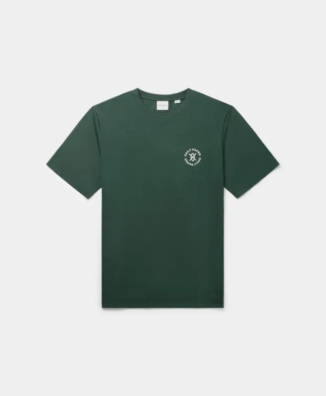Pine Green Circle T-Shirt sold by Daily Paper
