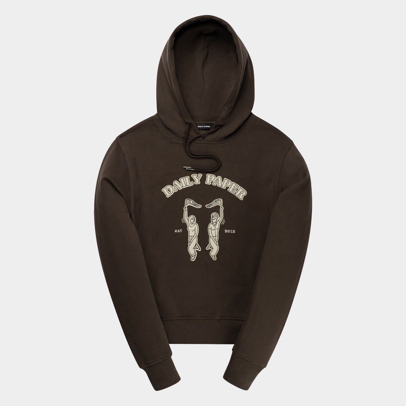 Hot Fudge Brown Naztia Hoody sold by Daily Paper product image thumbnail 3
