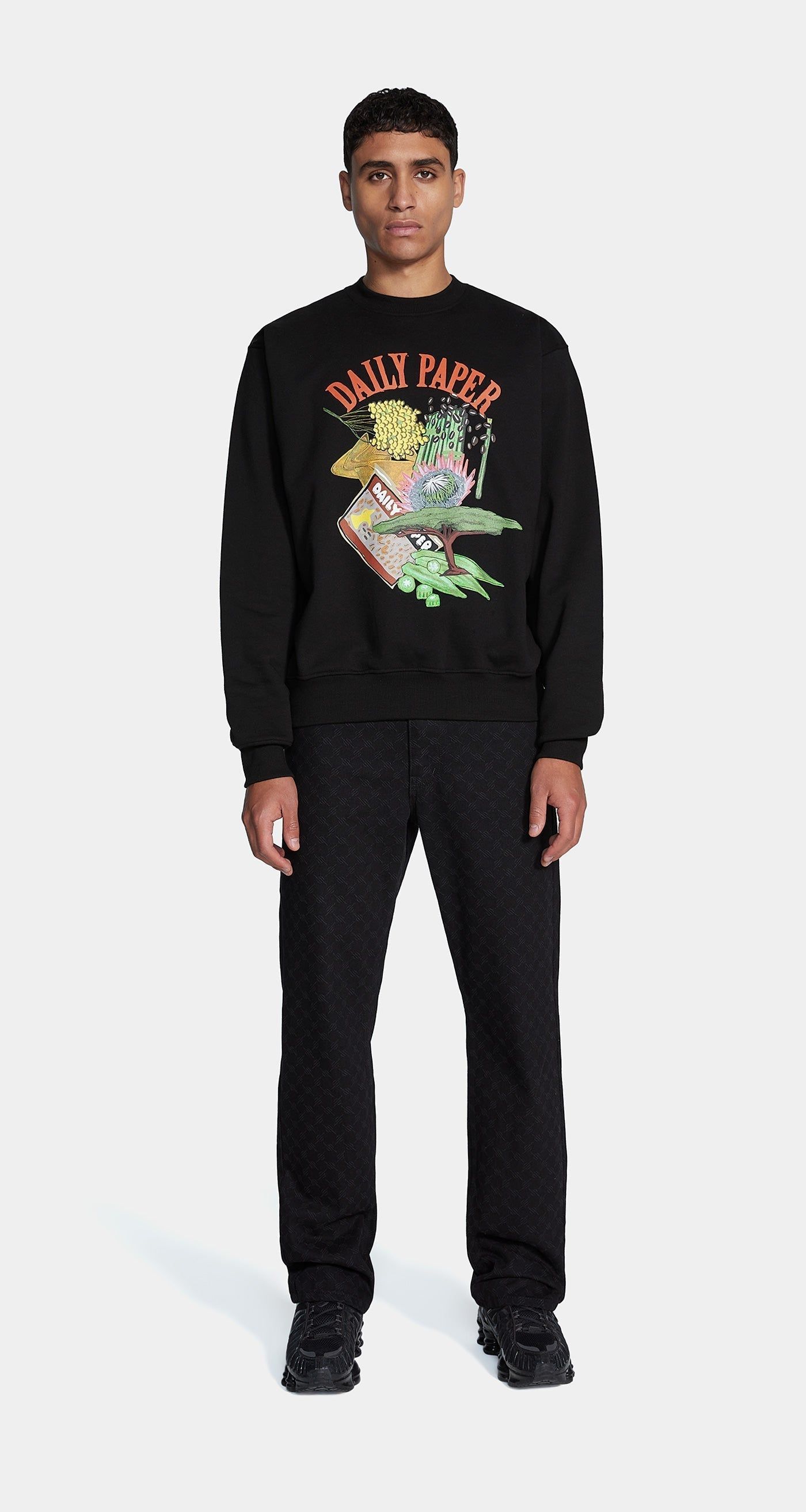 Black Hoji Sweater sold by Daily Paper product image thumbnail 3