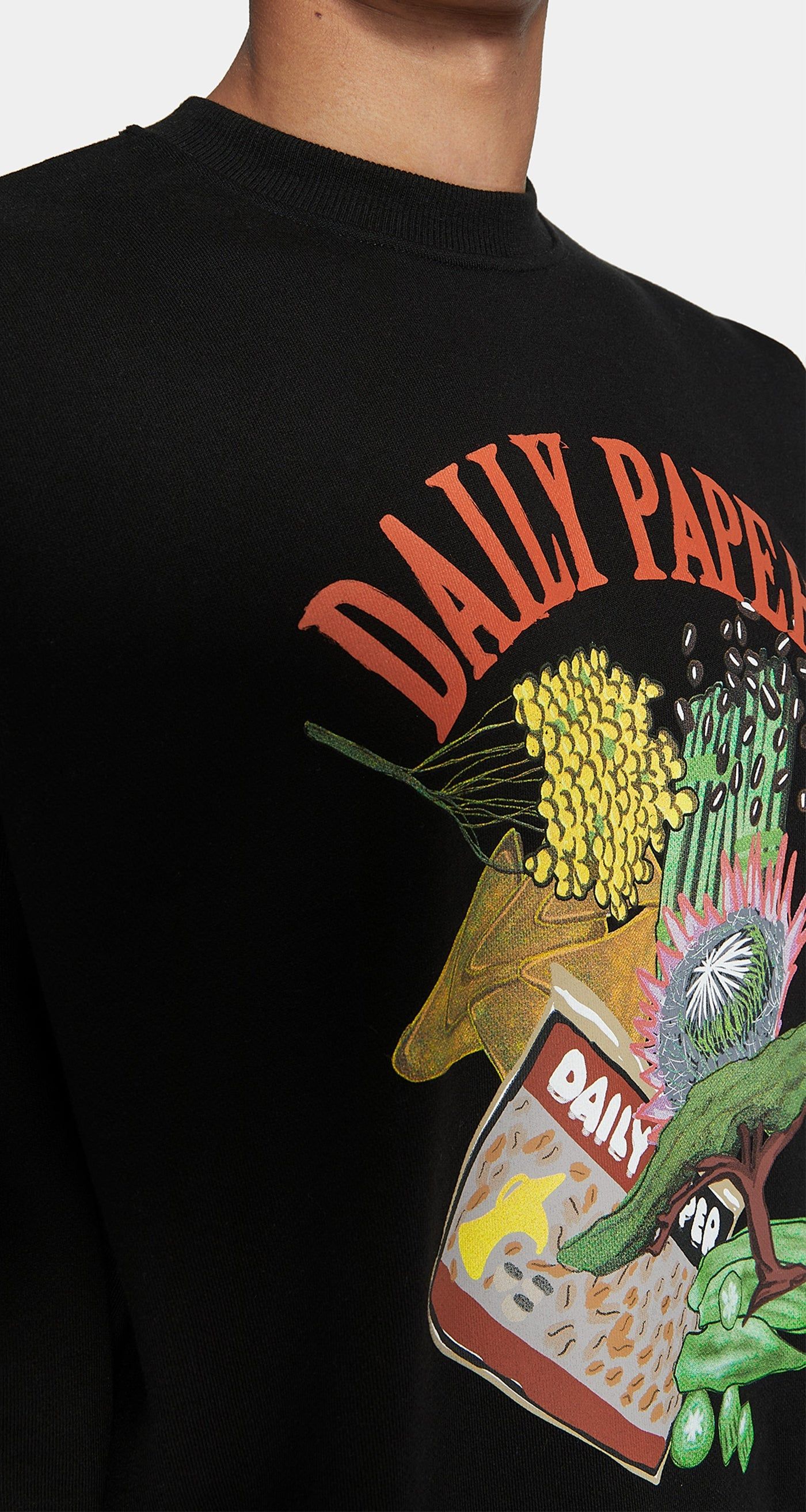 Black Hoji Sweater sold by Daily Paper product image thumbnail 5