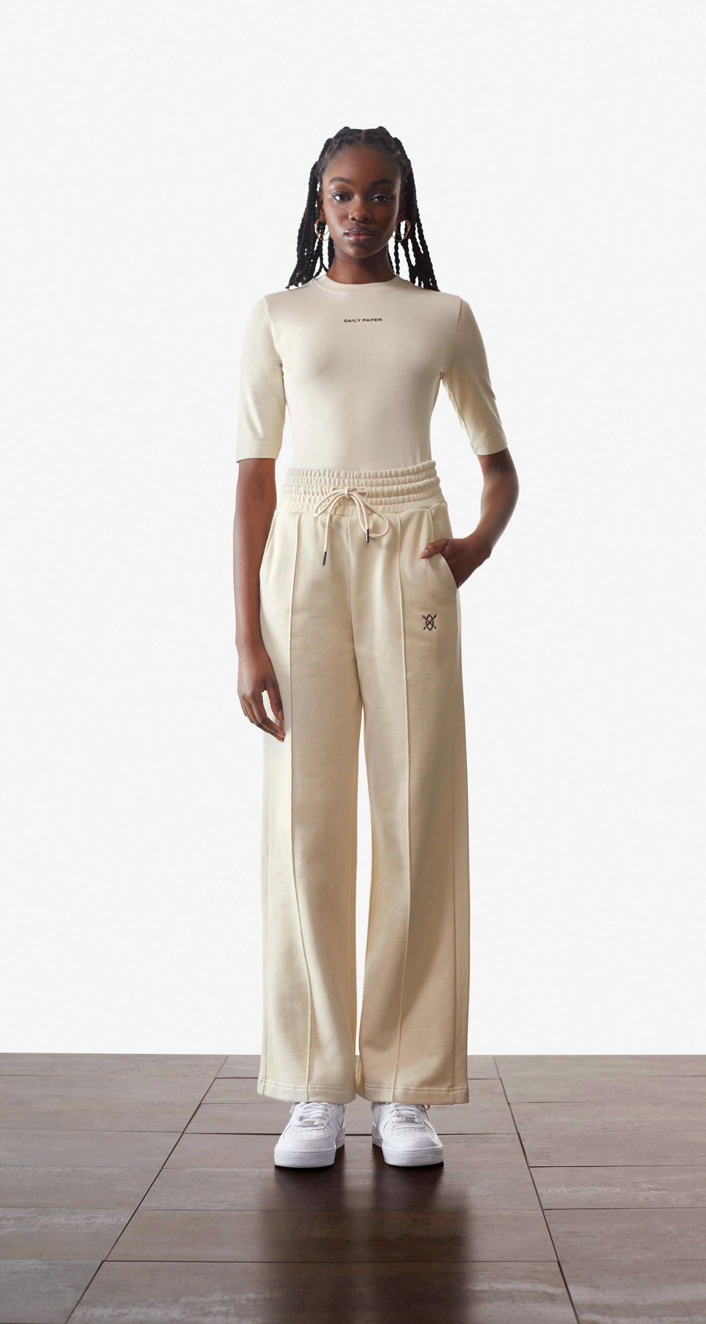 Overcast Beige Ehalf T-Shirt sold by Daily Paper product image thumbnail 3