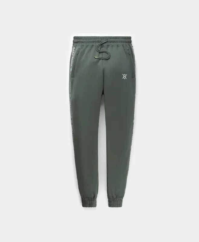 Chic Green Tonal Etape Logo Trackpants sold by Daily Paper