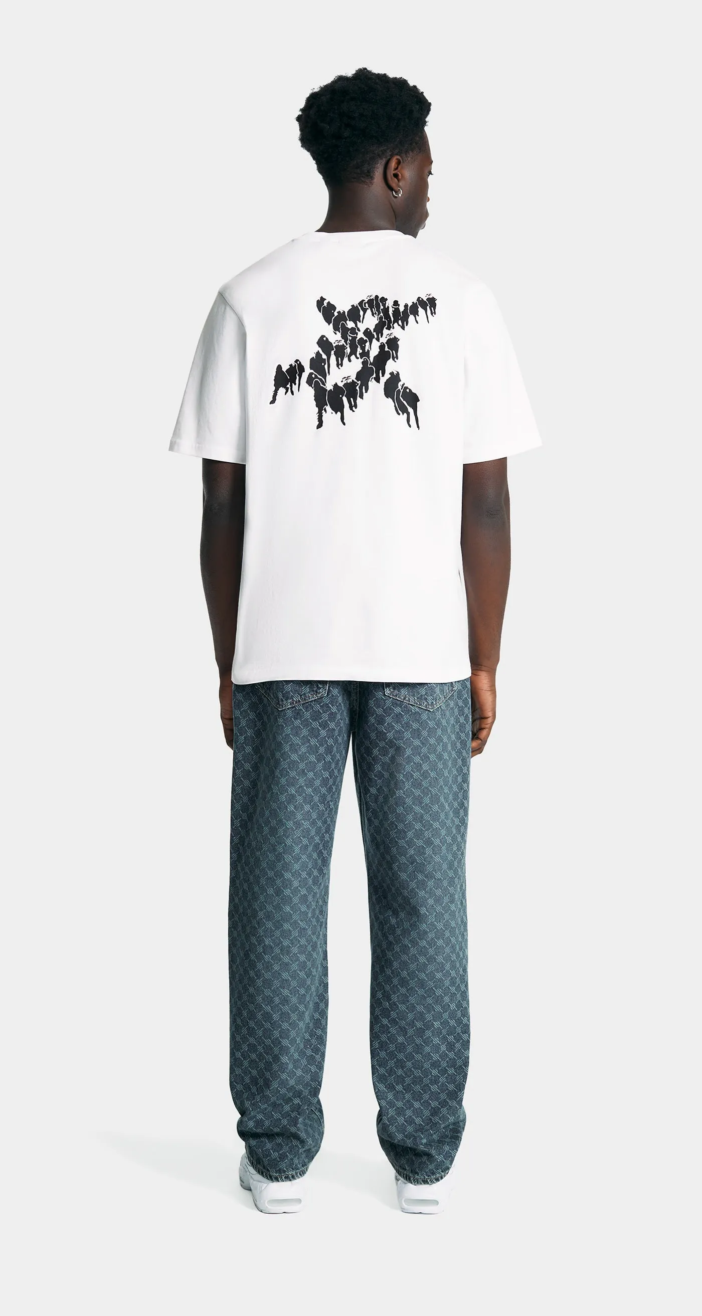 White Shield Crowd T-Shirt sold by Daily Paper product image thumbnail 3