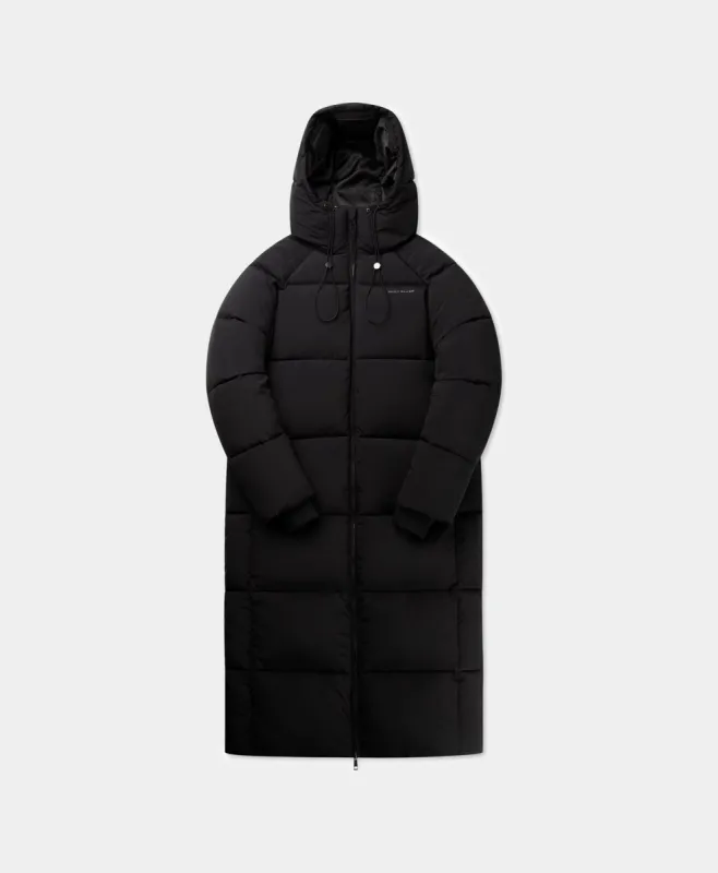 Black Relaxed Long Puffer sold by Daily Paper