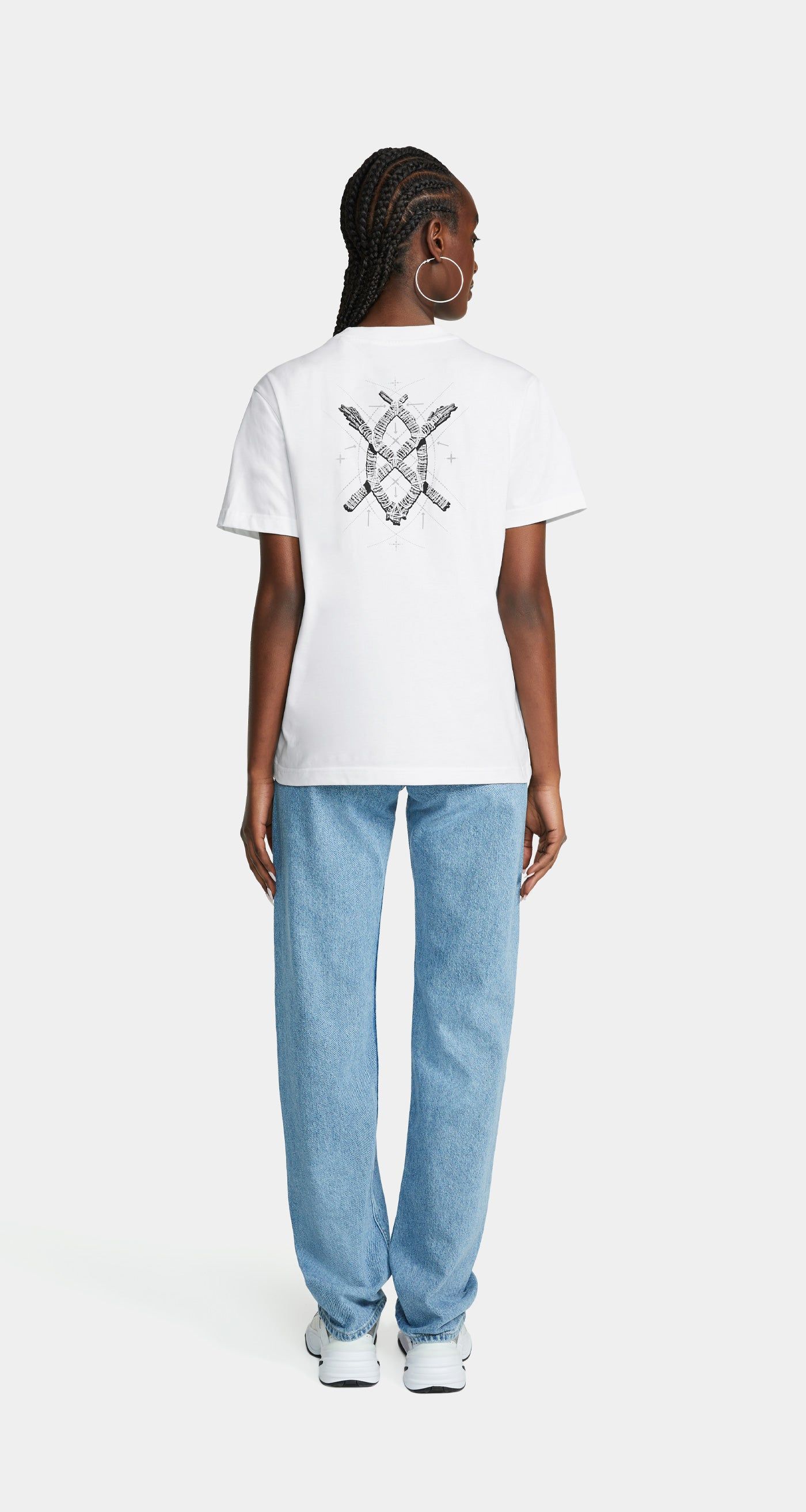 White Raziyah T-Shirt sold by Daily Paper product image thumbnail 3