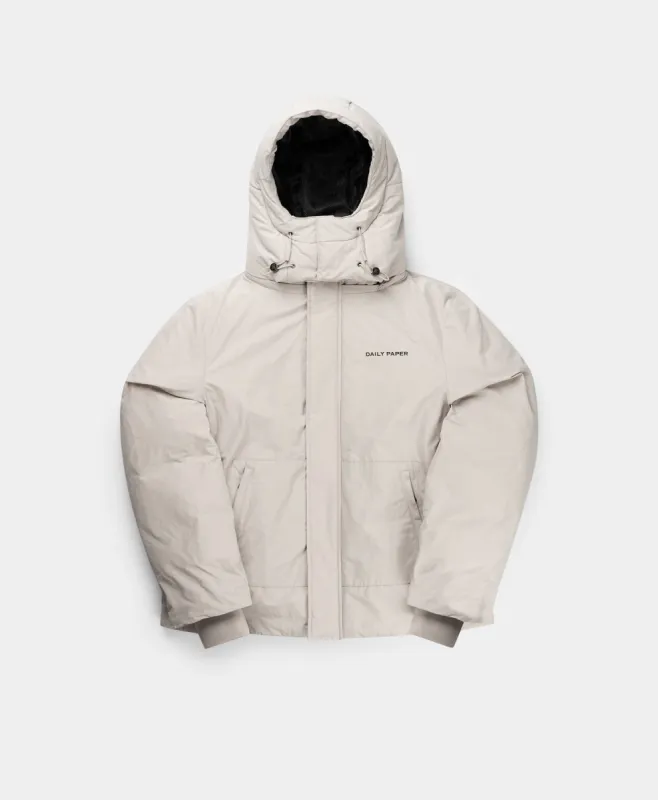 Nacreous Clouds Beige Nuraz Puffer Jacket sold by Daily Paper
