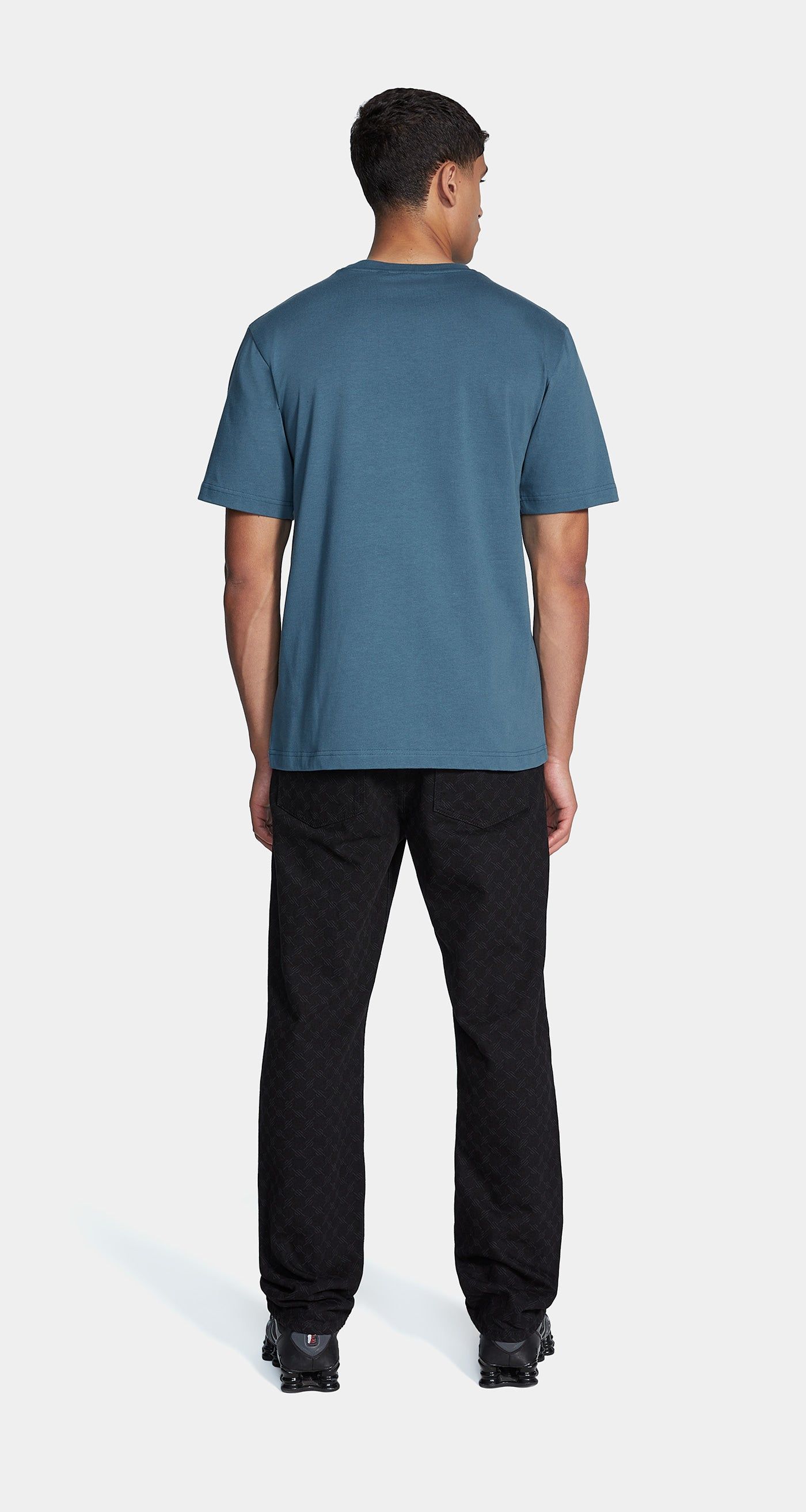 Teal Blue Hobal T-Shirt sold by Daily Paper product image thumbnail 4