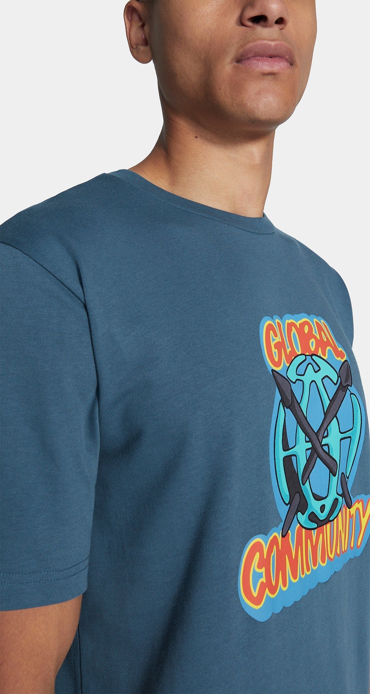 Teal Blue Hobal T-Shirt sold by Daily Paper product image thumbnail 5